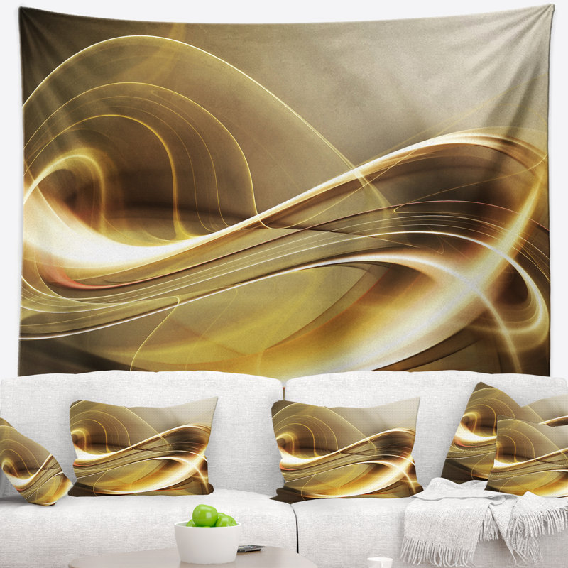 Tapisserie abstraite élégante moderne de sofa, H 50 po x l 60 po