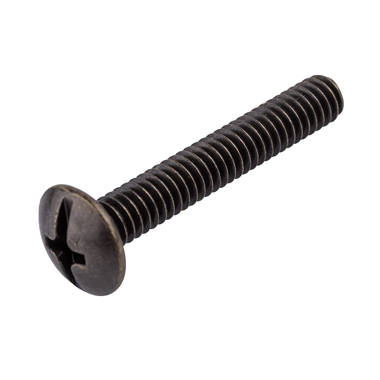 Copper wood screws - Slotted - 4x16 mm (200 pcs.) - Screws - VillaHus