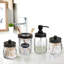 Ensemble d'accessoires de salle de bain Mason Jars-105270612