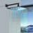 Rain Fixed Shower Head 2.5 GPM GPM