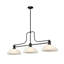 Lustre linéaire moderne à 3 lumières Eraste-205982693
