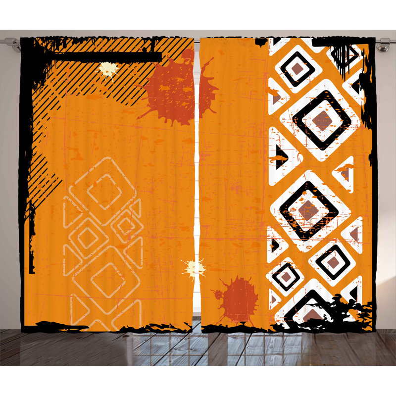 Semi Sheer Curtain Pair, 54" W x 96" L