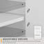 Armoire de cuisine de style campagnard 70,75 po HOMcom
