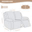 Housse de fauteuil inclinable avec poches 1-2-3-353110856