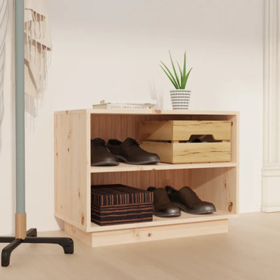 4 - Pair Solid Wood Shoe Storage Cabinet