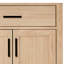 Meuble-lavabo simple en bois massif 30 po avec plateau en marbre de Carrare 1,5 po Tidworth-1010499896-1028089731