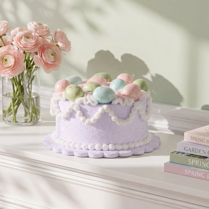 8" Vintage Easter Egg Cake