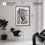 Décoration murale fantaisie Sleeping Leopard Shadowbox par Notoriart, cadre noir, 36 x 54-385924659-385924668