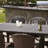 6 - Person Wicker Patio Dining Set with Rectangular Table