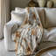 Jeté antique Daisy Blooms - 1 pièce Sherpa Blan Premium-100368279