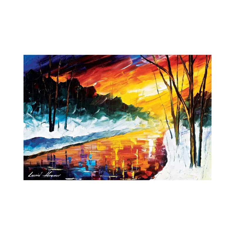 Winter Emotion 1 Piece Painting on Canvas, 101.6 cm H x 66.04 cm W x 1.91 cm D, Wrapped Canvas