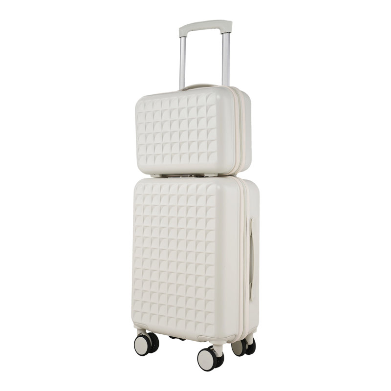 2-Piece Hard Shell Travel Suitcases Luggage Set