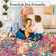 Jikai Washable Abstract Indoor Rug