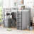 Twin Size Loft Bed With Drawers,Desk,And Wardrobe-717491446