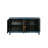 Baotran Console Table, Sideboard Buffer Cabinet with 4 Rattan Doors and Adjustable Shelves for Living Room-647824134