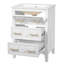 Ensemble de meuble-lavabo de 24 po avec lavabo en céramique, ensemble de meuble-lavabo simple autoportant avec 3 tiroirs, rangement pour salle de bain en bois massif-133526545-133526546