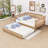 Wooden Daybed with Headboard and Trundle-1133844702-1133844712