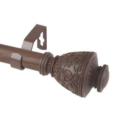 Lemos Adjustable Single Curtain Rod