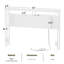 Storage Headboard With LED Lights And Charging Station-1221789042-1221789043