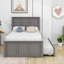 Lit plateforme en bois avec lit gigogne Dragojla-1278318657