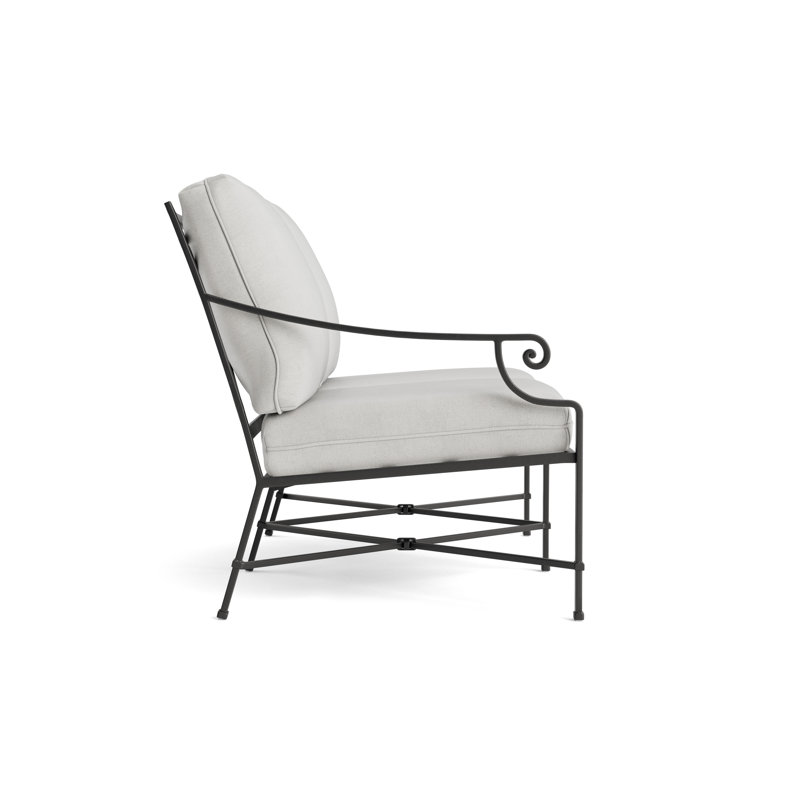 Venetian Outdoor 2 - Seat Loveseat, Textured Pewter, Fusion Dove