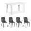 Alfonce 4 - Person Dining Set