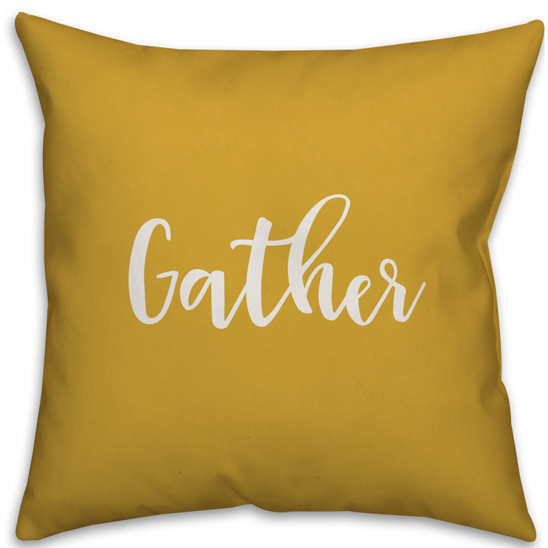  Coussin Gather, Moutarde, Coussin décoratif