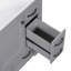 Meuble-lavabo 36 po sans lavabo, base d'armoire seulement, six tiroirs, diviseur de tiroir multifonctionnel, meuble-lavabo