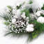 24" Frosty Cotton Berry Pine Cone Wreath