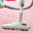 Soft pink plush area rug with non-slip backing-1435370898