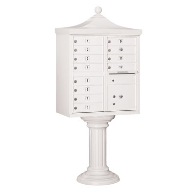 Regency Aluminum Multi-Unit Mailbox with Newspaper Compartment