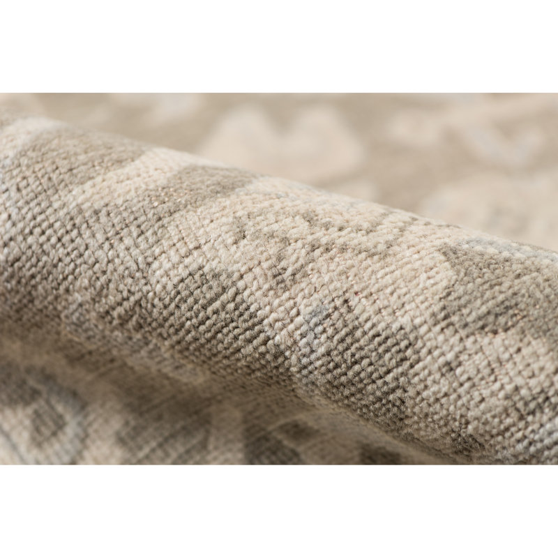 Tapis traditionnel en laine naturelle noué à la main, Rectangle 2 pi x 3 pi