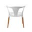 Chaise d’appoint empilable à dossier en lattes Balaton-32988790