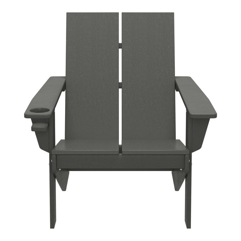 Modern Poly Adirondack Chair (Set Of 4), Grey