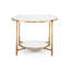 Luxe Round Glass Dining Table-23515287