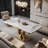 Mohab Light luxury simple rectangular dining table-1298482295