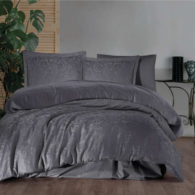 Cotton Duvet Cover Set with Pillow Shams