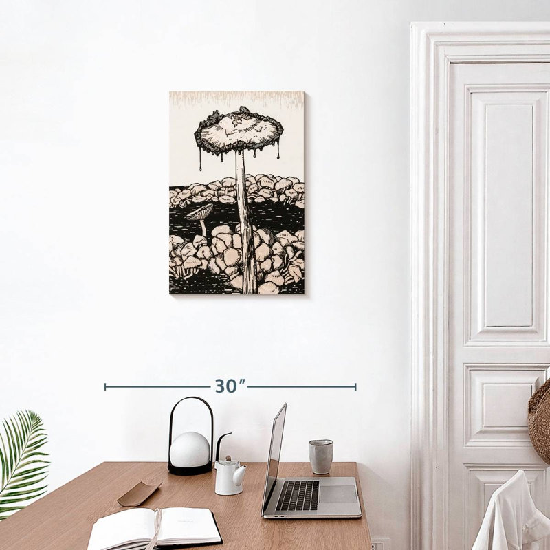 Yarlin Dripping Mushroom, 24" H x 16" W