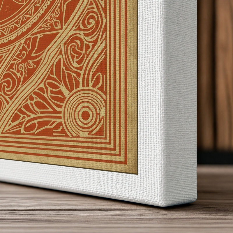Mandala Ornament Eclectic - Wrapped Canvas, 18x12 - 45.7 x 30.5 cm, White Border