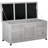 Outsunny 75 Gallon Wooden Deck Box, Outdoor Storage Container