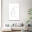 Deux visages, reproduction sur toile-137954028
