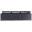Canapé modulaire 5 pièces et 1 repose-pieds inclus Nyrie Nyrie-100929482