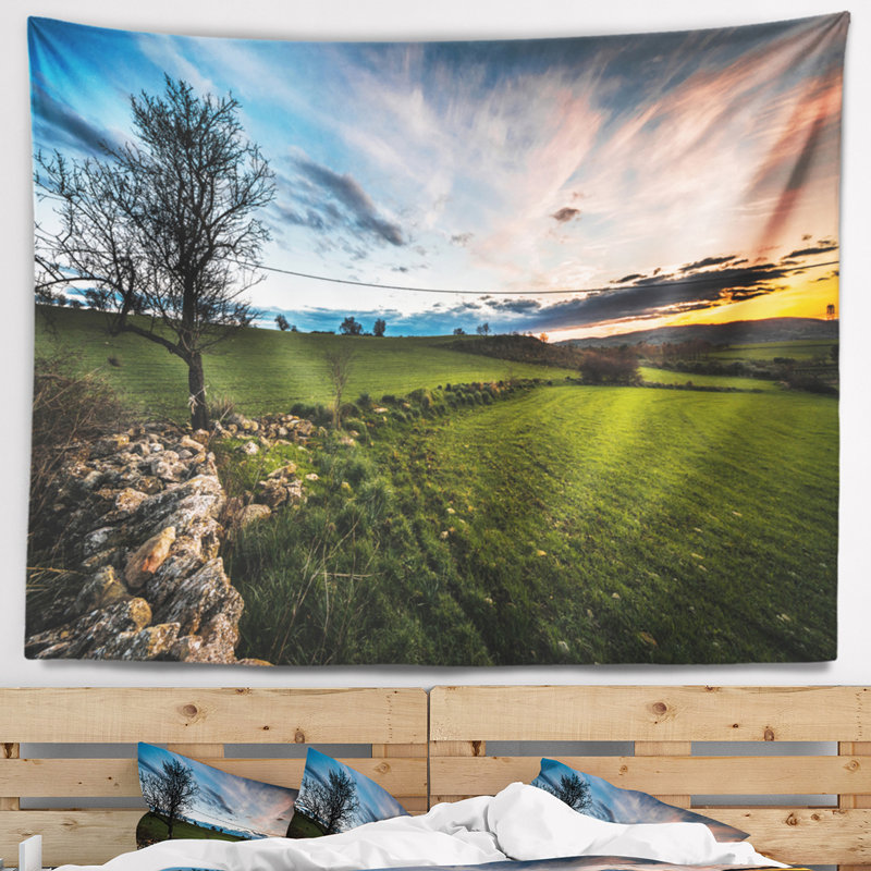 Polyester Tapestry, 32" H x 39" W