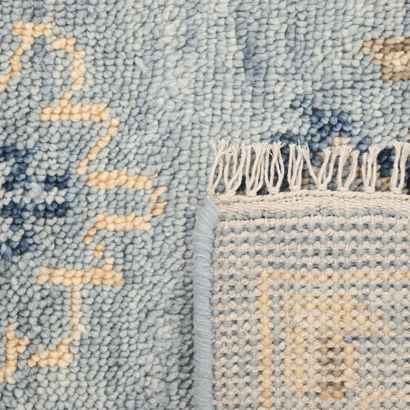 Tapis fait à la main, Rectangle 6 pi x 9 pi