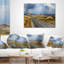 Coussin lombaire Printed Road in East