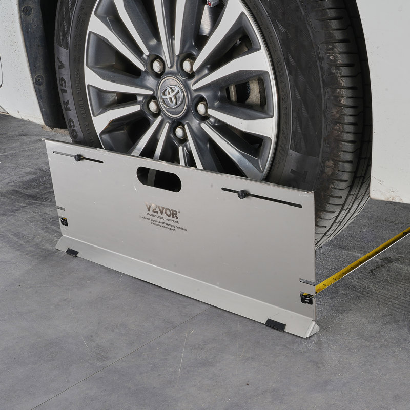 Wheel Alignment Tool,Alignment Tool Toe Plates, Stainless Steel Toe Angle Measurement Tool Plate, 4 Alignment Rods and Magnetic Slots, Includes Measuring Tapes & Conversion Chart
