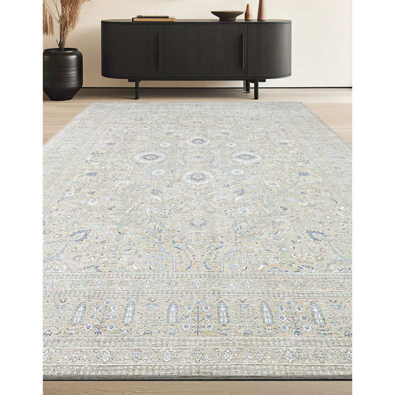 High-Quality Hand-Knotted Camel Area Rug, Rectangle 12' x 15'