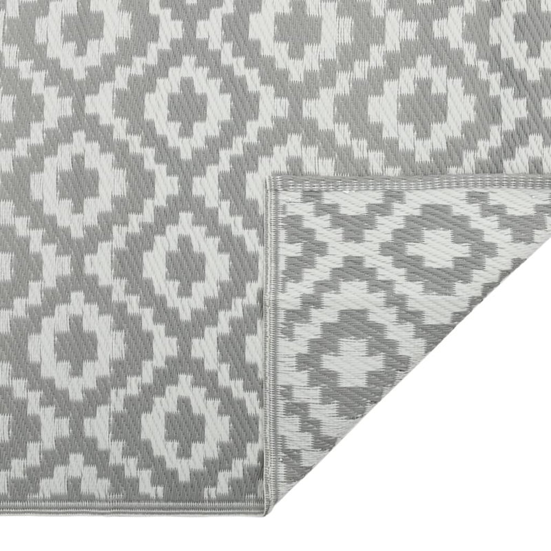 Outdoor Carpet ARAKIL Grey, Rectangle 190 x 290 cm