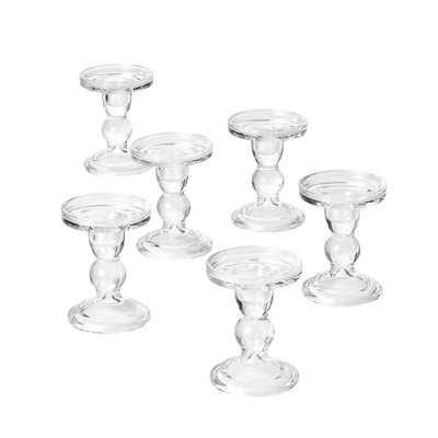 Glass Tabletop Candlestick