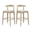 Tabouret de bar en tissu de galets (ensemble de 2)-94307505-94307516